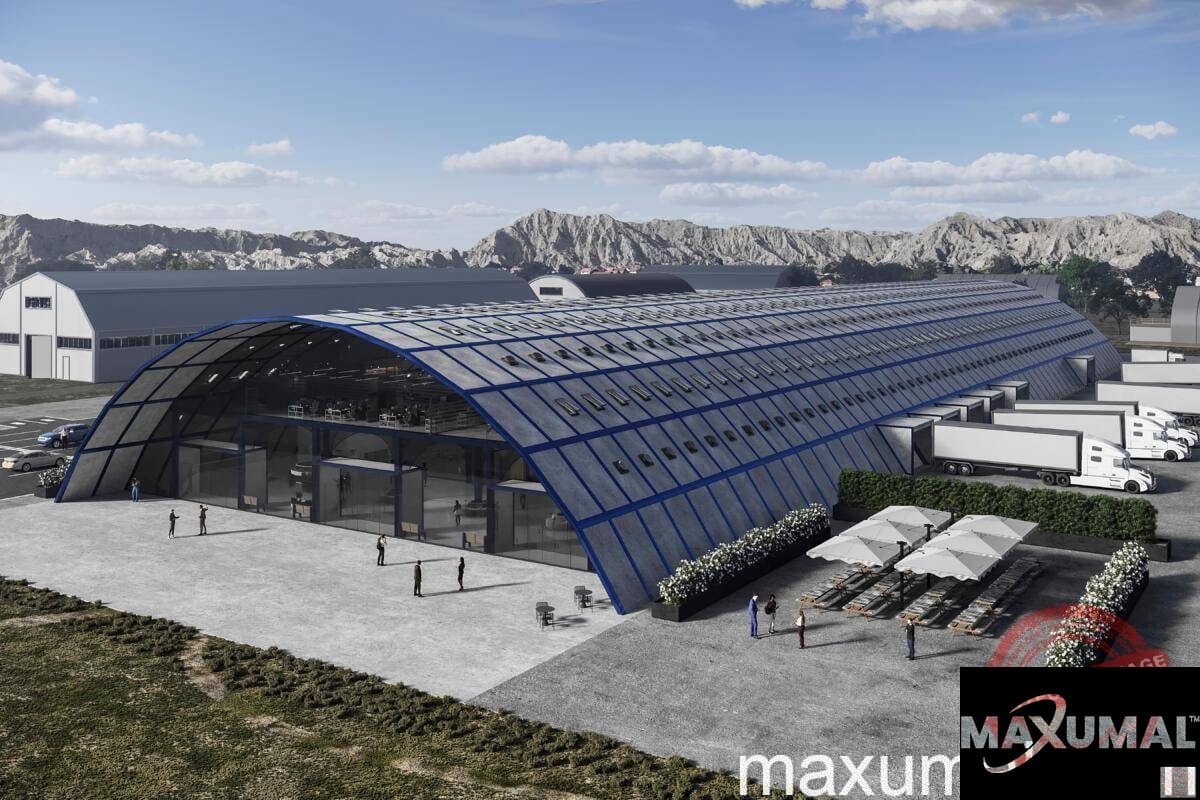 Maxumal commercial structure rendering for strategic partners